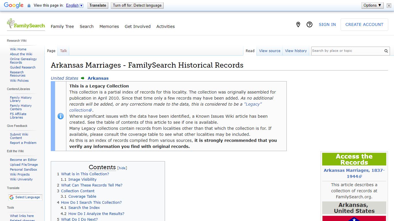 Arkansas Marriages - FamilySearch Historical Records